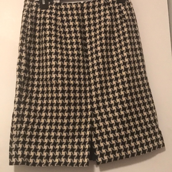 Vintage houndstooth pencil skirt size 8 - Picture 3 of 3